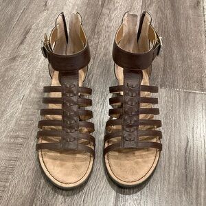 B.O.C. Brown strappy sandals